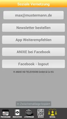 ANIXE-Live android App screenshot 3